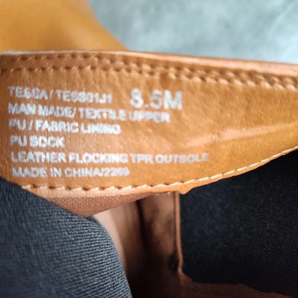 Madden Girl Tessa Platform Tan Boot Womens 8.5M